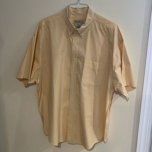 Men’s XXL Eddie Bauer cotton short sleeve button down shirt